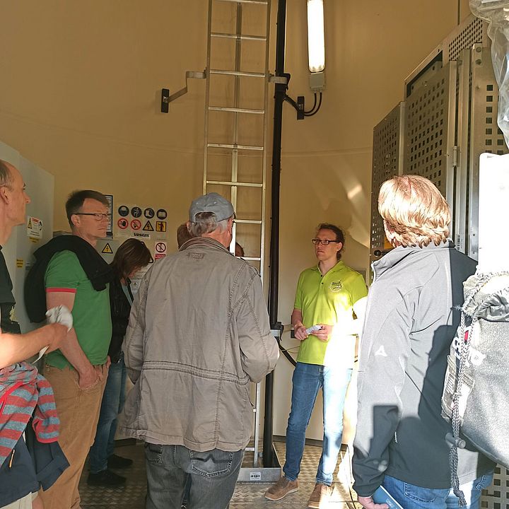 FW-Windparkbesichtigung - Im Windrad Bild: HG