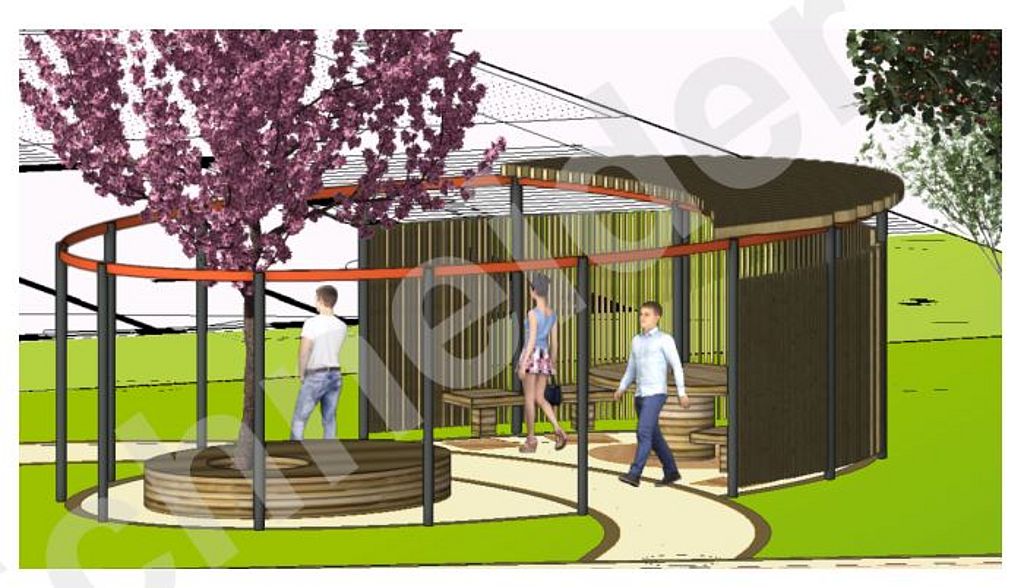 Detailansicht Pergola Bild: P4 Stadt- und Freiraumplanung