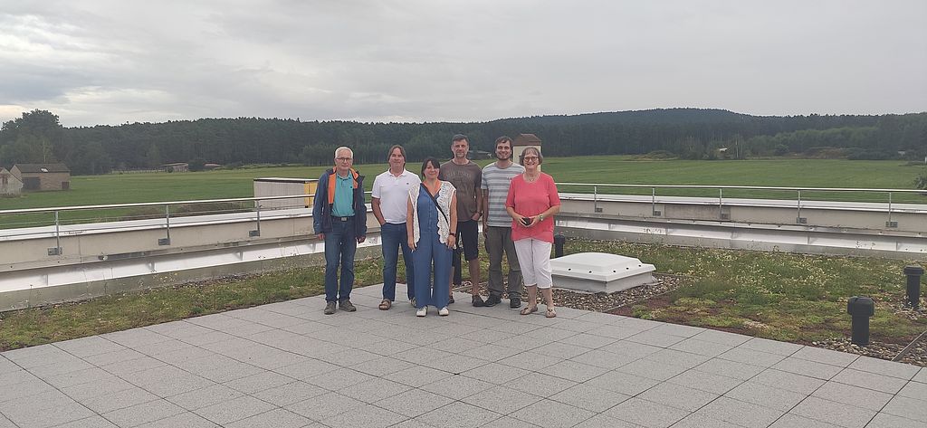 Dachterrasse "Wohnen für Alle", A. Schmidt, FJ Mühling, H. Augsdörfer, R. Arnold, K. Stuckenberg, E. Fleischer