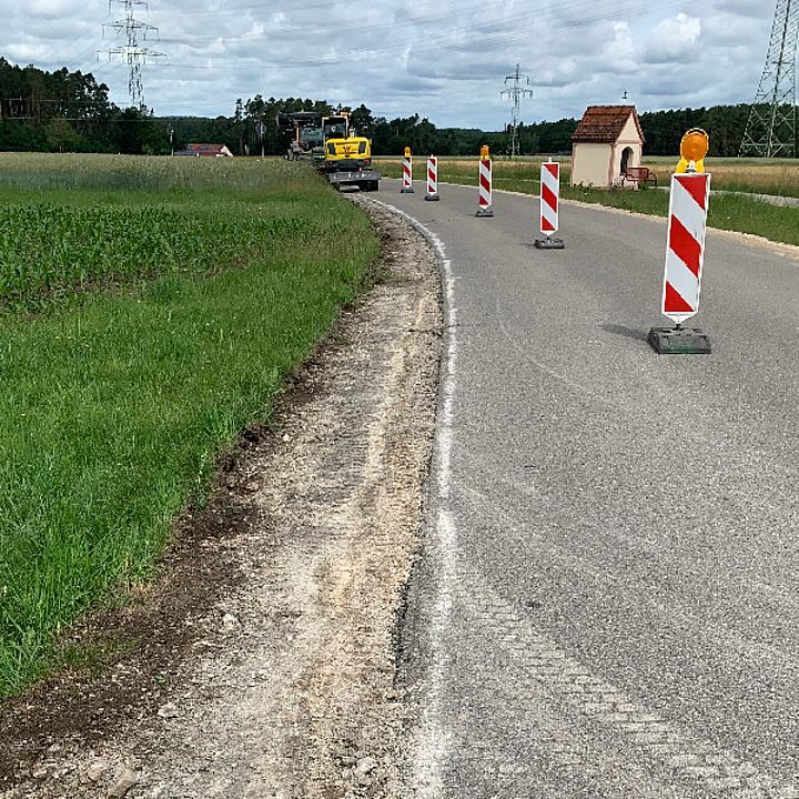 Befestigung Niedermauker Straße Juni 2020 Bild: KEF